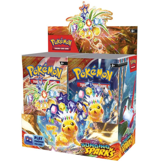 Coffret de boosters Pokémon JCC : Éclats Écarlates et Violettes (36 paquets)